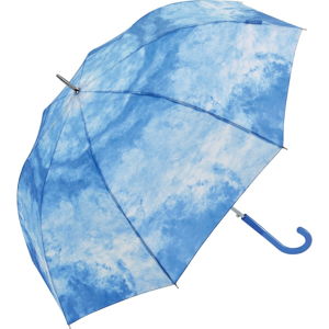 Modrý větruodolný deštník Ambiance Cloud Effect, ⌀ 122 cm