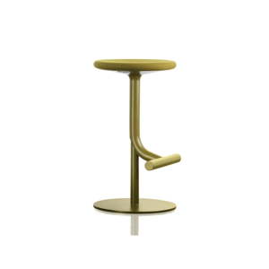 Olivově zelená barová židle Magis Tibu, výška 60/77 cm