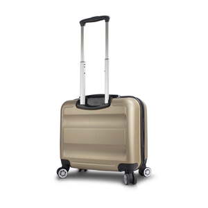 Cestovní kufr na kolečkách s USB portem ve zlaté barvě My Valice COLORS LASSO Cabin Suitcase