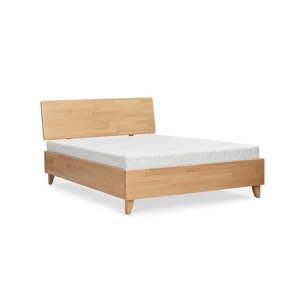 Dvoulůžková postel z masivního bukového dřeva SKANDICA Viveca, 140 x 200 cm