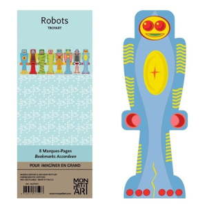 Sada záložek Mon Petit Art Robots