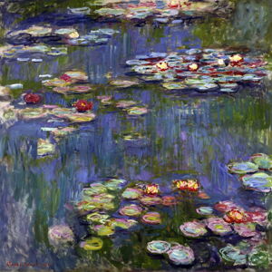 Obraz - reprodukce 50x50 cm Water Lilies, Claude Monet – Fedkolor
