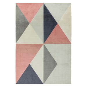 Růžovo-šedý koberec Asiatic Carpets Riley Carisso, 200 x 290 cm