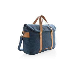 Modrá plátěná taška na notebook 15,6'' XD Design Collection, 16 l