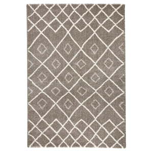 Hnědý koberec Mint Rugs Draw, 160 x 230 cm