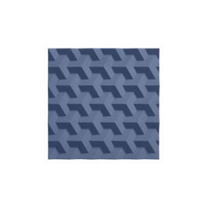 Modrá silikonová podložka pod horké nádoby Zone Origami Fold