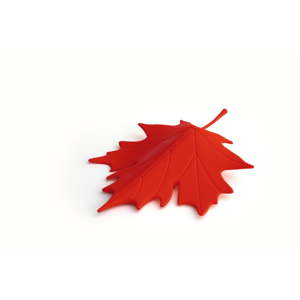 Červený dveřní klín ve tvaru listu Qualy&CO Autumn