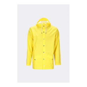 Žlutá unisex bunda s vysokou voděodolností Rains Jacket, velikost XS / S