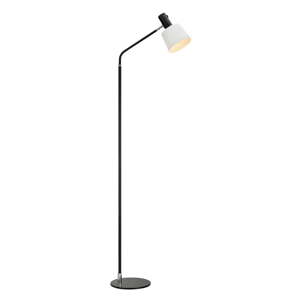 Černo-bílá volně stojící lampa Markslöjd Bodega