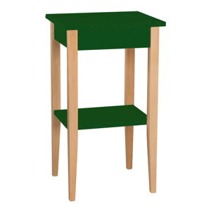 Tmavě zelený odkládací stolek Ragaba Entlik
