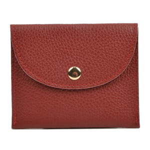 Červená kožená peněženka Sofia Cardoni