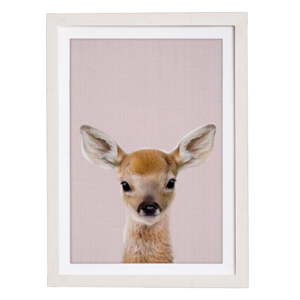 Nástěnný obraz v rámu Querido Bestiario Baby Deer, 30 x 40 cm