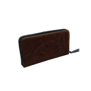 Kožená peněženka se vzorem Andrea Cardone Brown