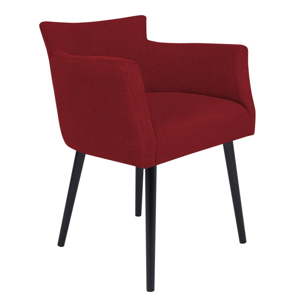 Červená židle s područkami Windsor & Co Sofas Gemini