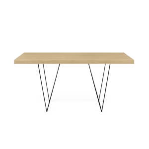 Stůl s černými nohami TemaHome Multi, 160 x 77 cm