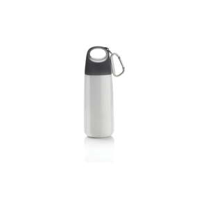Bílo-šedá lahev s karabinkou XD Design Mini Bopp