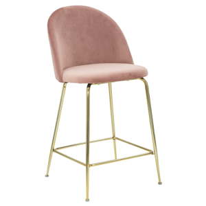 Sada 2 růžových barových židlí Mauro Ferretti Luxury