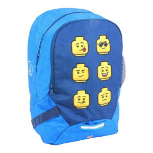 Modrý školní batoh LEGO® Faces