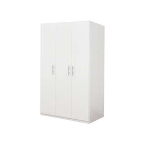 Bílá třídveřová šatní skříň Evegreen House Home, 53 x 202 cm