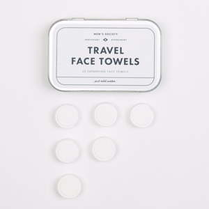 Sada 20 cestovních ručníků na obličej Men's Society