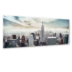 Obraz Styler Glasspik Manhattan, 50 x 125 cm
