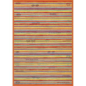 Oranžový oboustranný koberec Narma Liiva Multi, 80 x 250 cm