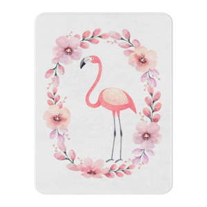 Dětský koberec OYO Kids Flower Ring Flamingo, 100 x 140 cm