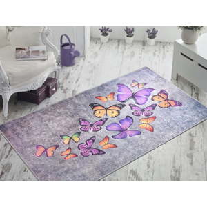 Odolný koberec Vitaus Butterfly Madness, 50 x 80 cm