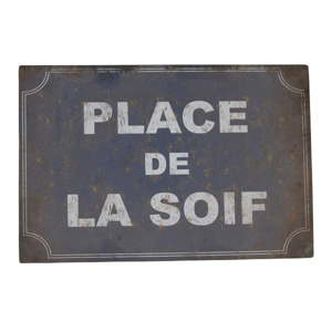 Plechová cedule Antic Line De La Soif