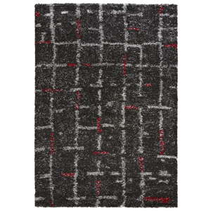 Tmavě šedý koberec Mint Rugs Nomadic Resso, 80 x 150 cm