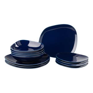 12dilná tmavě modrá porcelánová sada nádobí Like by Villeroy & Boch Group