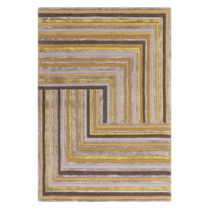 Okrově žlutý vlněný koberec 120x170 cm Network Gold – Asiatic Carpets