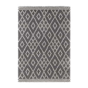 Tmavě šedý koberec Mint Rugs Ornament, 80 x 150 cm