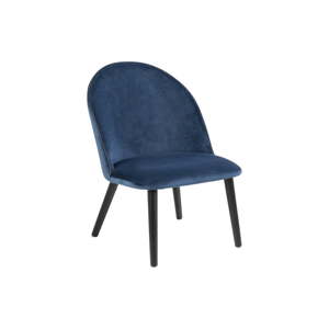 Modrá polstrovaná židle Actona Manley