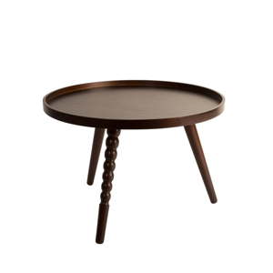 Konferenční stolek v ořechovém dekoru Dutchbone, ⌀ 58,5 cm