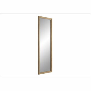 Nástěnné zrcadlo v hnědém rámu Styler Paris, 42 x 137 cm