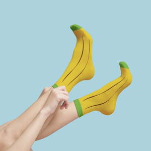 Ponožky s motivem banánu Luckies of London Banana