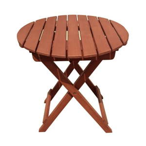 Zahradní skládací odkládací stolek z eukalyptového dřeva ADDU Hanford