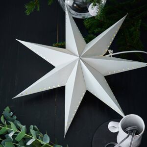Markslöjd Dekorační hvězda Lively, závěsná, šedá, Ø 60 cm