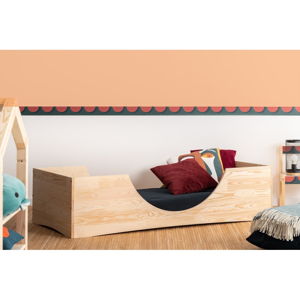 Dětská postel z borovicového dřeva Adeko Pepe Bork, 80 x 150 cm