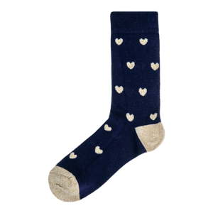 Dámské tmavě modré ponožky Funky Steps Heart, velikost 35 - 39