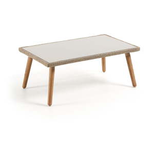 Konferenční stolek s konstrukcí z eukalyptového dřeva La Forma Gillian, 100 x 60 cm