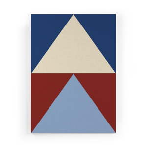 Obraz na plátně Really Nice Things Colorful Triangles, 50 x 70 cm