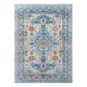 Světle modrý koberec Nouristan Agha, 160 x 230 cm