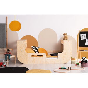 Dětská postel s úložným prostorem v přírodní barvě 180x200 cm RIKO – Adeko