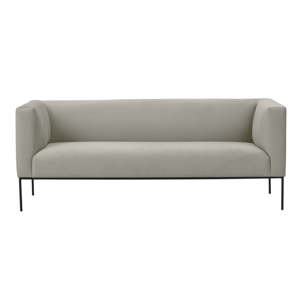 Béžová sametová pohovka Windsor & Co Sofas Neptune, 195 cm