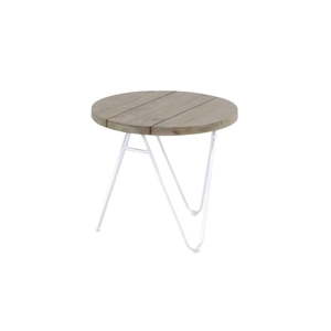 Zahradní stolek z teakového dřeva Hartman Sophie Full Moon, ø 50 cm