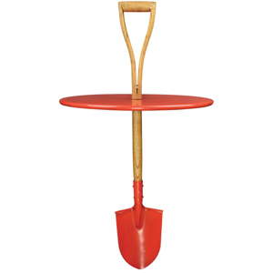 Červený stolek na rýči Esschert Design