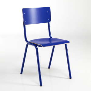 Sada 2 modrých jídelních židlí Tomasucci School