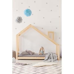 Domečková postel z borovicového dřeva Adeko Mila DMS, 90 x 190 cm